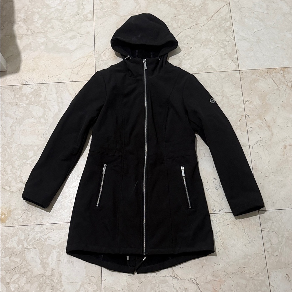 MICHAEL Michael Kors Black Hooded Snow Jacket